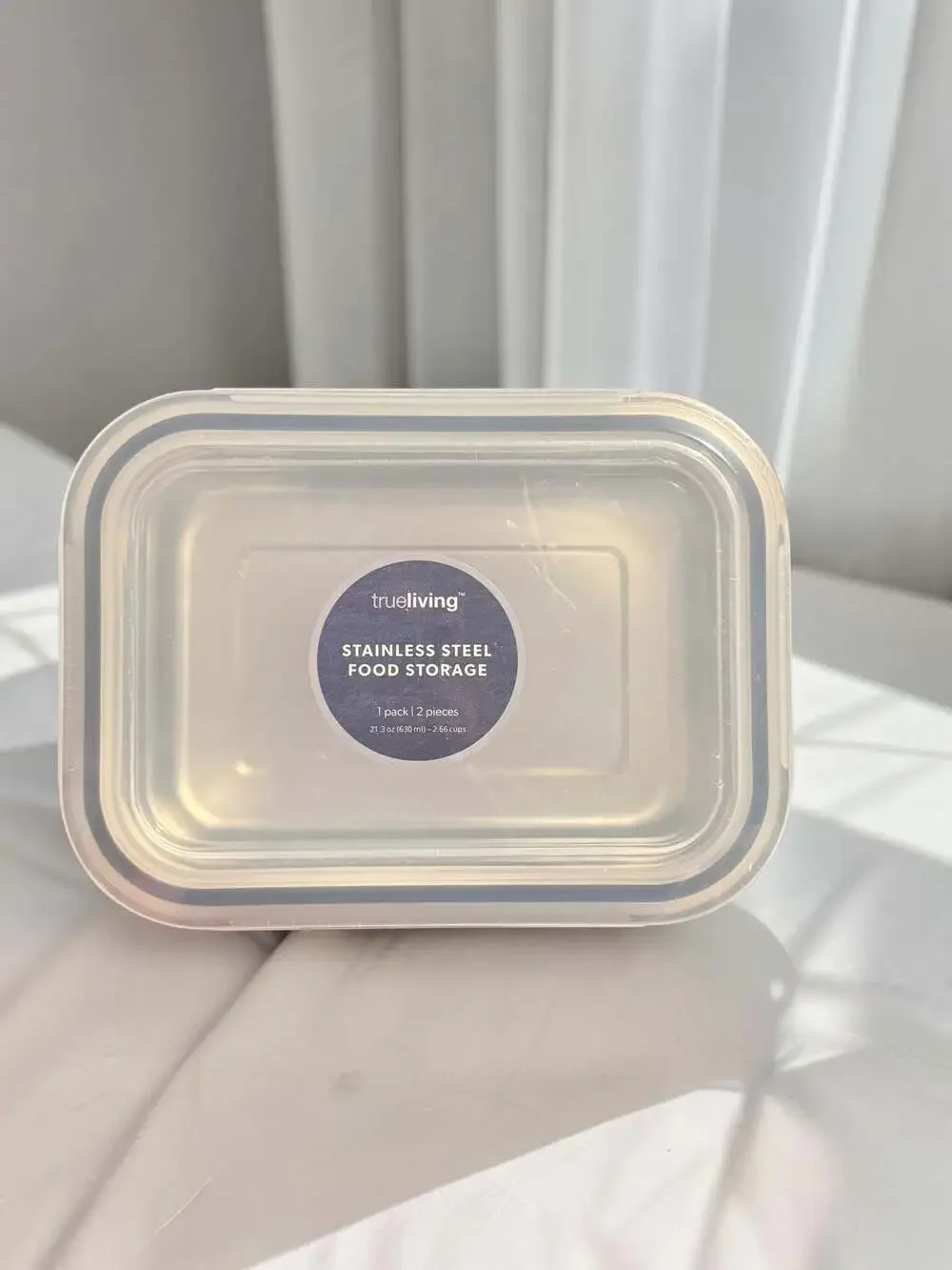 True Living Stainless Steel Food Storage Container 21.3 oz
